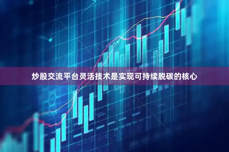 炒股交流平台灵活技术是实现可持续脱碳的核心